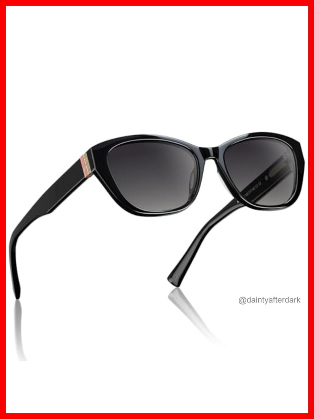 Polarized Cat Eye Sunglasses UV400 Acetate Full Frame Women's Eyewear